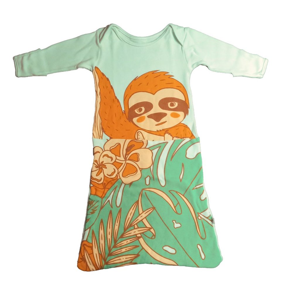 Electrik Kidz Sea Foam Green Koala Convertible Sleep Gown/Sack Size US 0-6M